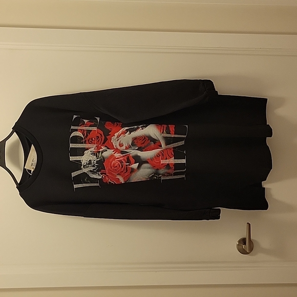 MASKA Imperial Collection NWT, Teashirt dress , Black Red, Size Large, - Picture 6 of 11